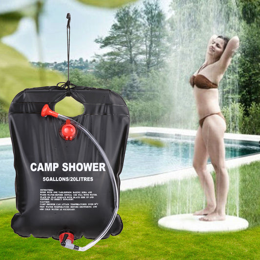 Portable Solar Heated Shower Outdoor Bathing Bag - ArtInk eXpress 