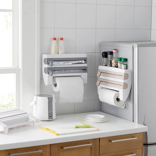 4-In-1 Kitchen Paper Roll Holder Dispenser - ArtInk eXpress 